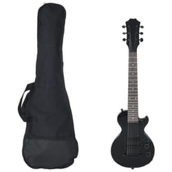 vidaXL Electric Guitar for Kids with Bag Children Junior Kids Acoustic Guitar - black