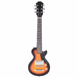 vidaXL Electric Guitar for Kids with Bag Children Junior Kids Acoustic Guitar - brown and black