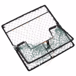 vidaXL Bird Trap Humane Live Hunting Cage Trap for Small Birds Green Steel - Additional view 5