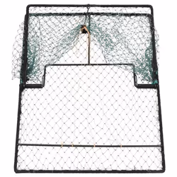 vidaXL Bird Trap Humane Live Hunting Cage Trap for Small Birds Green Steel