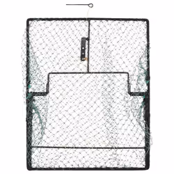 vidaXL Bird Trap Humane Live Hunting Cage Trap for Small Birds Green Steel - Additional view 7