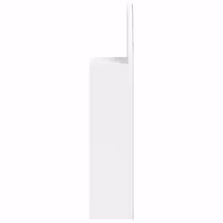 vidaXL Bathroom Mirror Cabinet LED Wall Cabinet with LED Light Arched White - Additional view 6