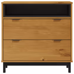 vidaXL Drawer Cabinet Wooden Drawer Chest File Cabinet FLAM Solid Wood Pine - Additional view 4
