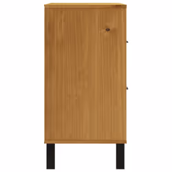 vidaXL Drawer Cabinet Wooden Drawer Chest File Cabinet FLAM Solid Wood Pine - Additional view 5