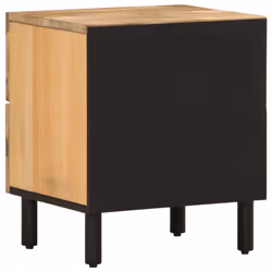 vidaXL Bedside Cabinets Nightstand End Table Bed Table 2 pcs Solid Wood Mango - Additional view 7