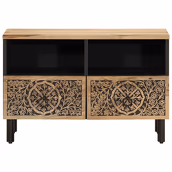 vidaXL TV Cabinet TV Stand Entertainment Centre Media Unit Solid Wood Mango - Additional view 4