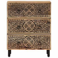 vidaXL Side Cabinet Home Storage Cabinet Cupboard Sideboard Solid Wood Mango - Additional view 4