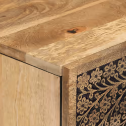 vidaXL Side Cabinet Home Storage Cabinet Cupboard Sideboard Solid Wood Mango - Additional view 7