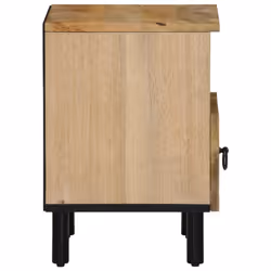 vidaXL Bedside Cabinet Nightstand Bedroom End Table Bed Table Solid Wood Mango - Additional view 5