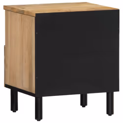 vidaXL Bedside Cabinet Nightstand Bedroom End Table Bed Table Solid Wood Mango - Additional view 6
