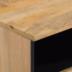 vidaXL Bedside Cabinet Nightstand Bedroom End Table Bed Table Solid Wood Mango - Additional view 7