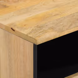 vidaXL Bedside Cabinets Nightstand End Table Bed Table 2 pcs Solid Wood Mango - Additional view 8