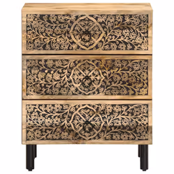 vidaXL Bedside Cabinet Nightstand Bedroom End Table Bed Table Solid Wood Mango - Additional view 4