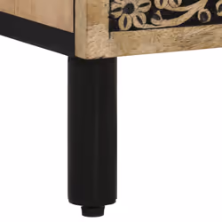 vidaXL Bedside Cabinet Nightstand Bedroom End Table Bed Table Solid Wood Mango - Additional view 10