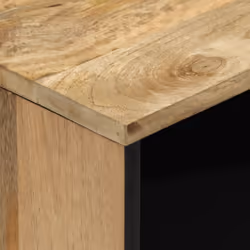 vidaXL Bedside Cabinet Nightstand Bedroom End Table Bed Table Solid Wood Mango - Additional view 7