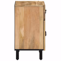 vidaXL Bedside Cabinet Nightstand Bedroom End Table Bed Table Solid Wood Mango - Additional view 5