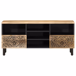 vidaXL TV Cabinet TV Stand Entertainment Centre Media Unit Solid Wood Mango - Additional view 4