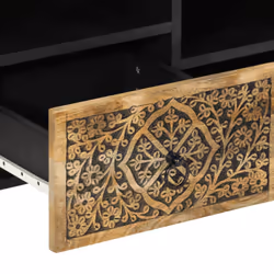 vidaXL TV Cabinet TV Stand Entertainment Centre Media Unit Solid Wood Mango - Additional view 8