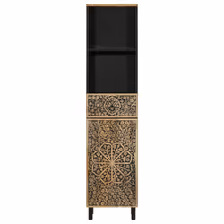 vidaXL Bathroom Cabinet Vanity Unit Storage Unit Cupboard Solid Wood Mango - Additional view 2