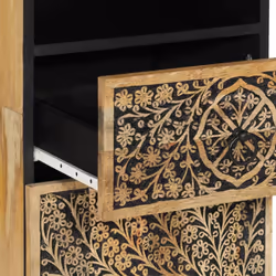 vidaXL Bathroom Cabinet Vanity Unit Storage Unit Cupboard Solid Wood Mango - Additional view 6