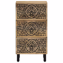 vidaXL Side Cabinet Home Storage Cabinet Cupboard Sideboard Solid Wood Mango - Additional view 2