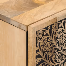 vidaXL Side Cabinet Home Storage Cabinet Cupboard Sideboard Solid Wood Mango - Additional view 6
