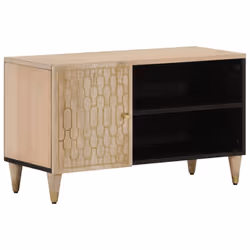 vidaXL TV Cabinet Sideboard Entertainment Centre TV Stand Solid Wood Mango