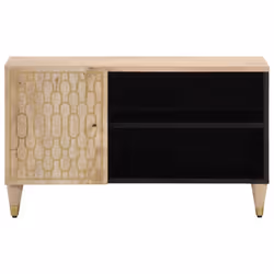 vidaXL TV Cabinet Sideboard Entertainment Centre TV Stand Solid Wood Mango