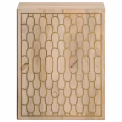 vidaXL Bathroom Wall Cabinet Hanging Wall Storage Cupboard Solid Wood Mango