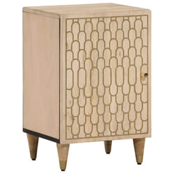 vidaXL Bathroom Cabinet Storage Unit Cupboard Sink Cabinet Solid Wood Mango