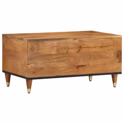 vidaXL Coffee Table Hallway Centre Tea End Table Side Table Solid Wood Mango - honey brown - Additional view 4