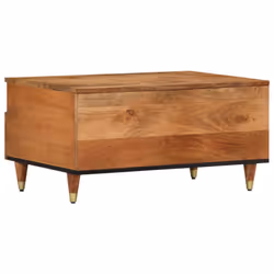 vidaXL Coffee Table Hallway Tea End Table Accent Side Table Solid Wood Mango - Additional view 4