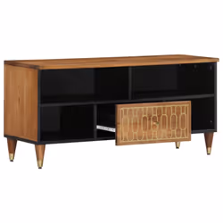 vidaXL TV Cabinet TV Stand Media TV Unit Entertainment Centre Solid Wood Mango