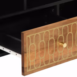vidaXL TV Cabinet TV Stand Media TV Unit Entertainment Centre Solid Wood Mango - Additional view 7