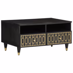 vidaXL Coffee Table Hallway Centre End Table Tea Side Table Solid Wood Mango
