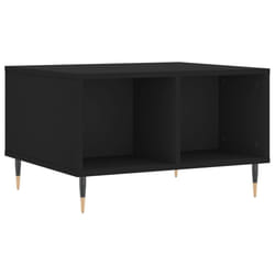 vidaXL Coffee Table Side Table End Accent Telephone Sofa Table Engineered Wood - black