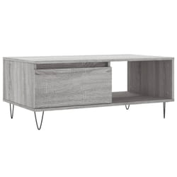 vidaXL Coffee Table Side Table End Accent Telephone Sofa Table Engineered Wood - grey sonoma