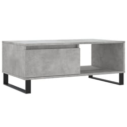 vidaXL Coffee Table Side Table End Accent Telephone Sofa Table Engineered Wood - concrete grey