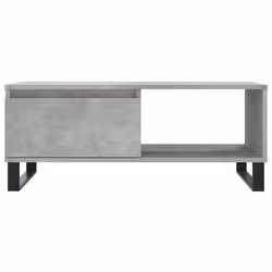 vidaXL Coffee Table Side Table End Accent Telephone Sofa Table Engineered Wood - concrete grey - Additional view 4
