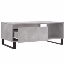vidaXL Coffee Table Side Table End Accent Telephone Sofa Table Engineered Wood - concrete grey - Additional view 5