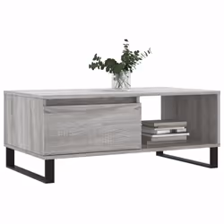 vidaXL Coffee Table Side Table End Accent Telephone Sofa Table Engineered Wood - grey sonoma