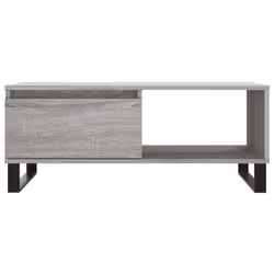 vidaXL Coffee Table Side Table End Accent Telephone Sofa Table Engineered Wood - grey sonoma - Additional view 4