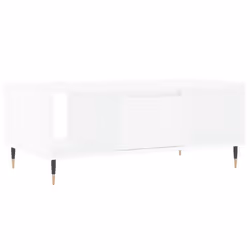 vidaXL Coffee Table Side Table End Accent Telephone Sofa Table Engineered Wood - white