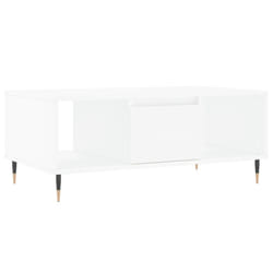 vidaXL Coffee Table Side Table End Accent Telephone Sofa Table Engineered Wood - white