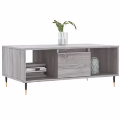 vidaXL Coffee Table Side Table End Accent Telephone Sofa Table Engineered Wood - grey sonoma