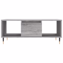vidaXL Coffee Table Side Table End Accent Telephone Sofa Table Engineered Wood - grey sonoma - Additional view 4