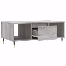 vidaXL Coffee Table Side Table End Accent Telephone Sofa Table Engineered Wood - grey sonoma - Additional view 5