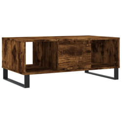 vidaXL Coffee Table Side Table End Accent Telephone Sofa Table Engineered Wood - smoked oak