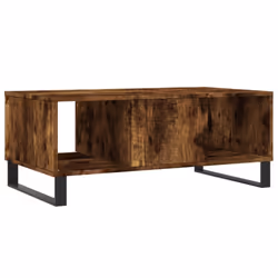 vidaXL Coffee Table Side Table End Accent Telephone Sofa Table Engineered Wood - smoked oak - Additional view 7