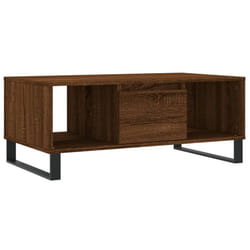vidaXL Coffee Table Side Table End Accent Telephone Sofa Table Engineered Wood - brown oak